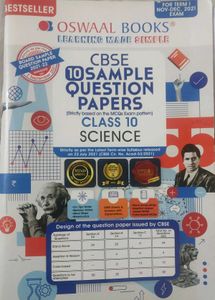 Oswaal Books CBSE Class 10 Sample Papers &amp; MCQs