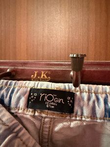 Light Wash Denim Joggers