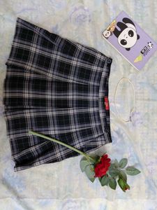Trendy Plaid Pleated Mini Skirt