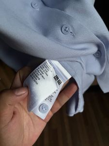 Uniqlo Light Blue Button-Up Shirt