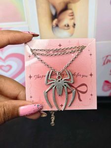 Spider Pendant Necklace