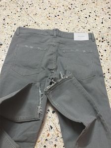 Stylish Grey Slim Fit Trousers