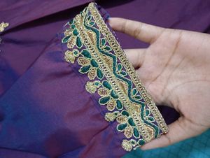 Elegant Purple Embroidered Kurta