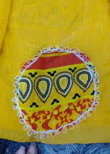 Vibrant  Embroidered dupatta Chiffon