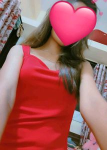 Coral Ruffle Hem Dress