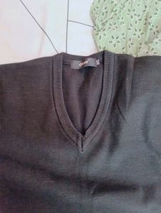 Classic Black V-Neck Sweater