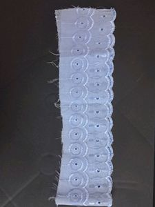 Blue Lace Border 28 Inches