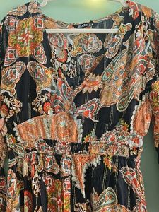 Zudio Paisley Print Maxi Dresss