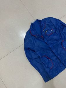 Vintage Blue Bomber Jacket