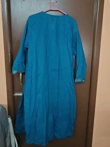 Free delivery Blue Embroidered Kurta