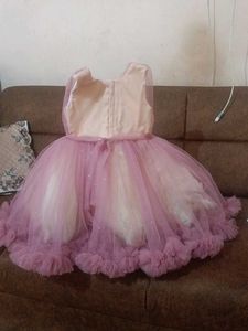 Baby Girl Pink Tulle Party Dress