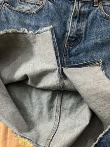 Y2K Denim Skirt | Asymmetrical Hem