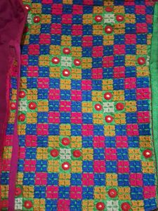 Embroidered Jacket and Kurti combo