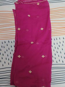Pink Embellished Kurta Set with Dupatta