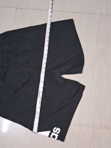 size M Adidas Black Logo Shorts of 1
