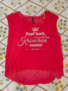 Fun "Kopf hoch, sonst fallt das Kronchen runter!"