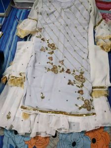 2 Kurti And 1 Sharara