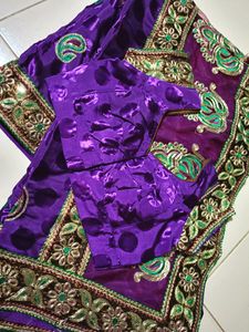 Heavy Sari And Blouse