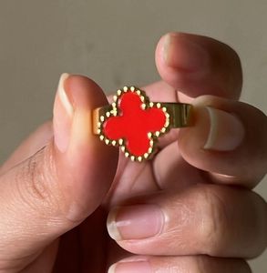 Red Clover Anti Tarnish Ring