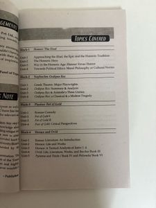 BEGC-102 European Classical Literature