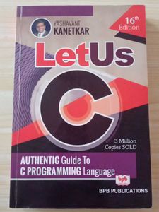 Let Us C By Yashwant Kanetkar