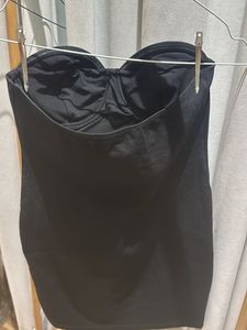 Zara Corset-Inspired Little Black Dress – M