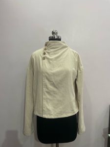 Elegant Button-Down Corduroy Jacket