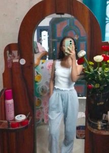 White Ribbed Lace Trim Crop Top | Trendy Aesthetic