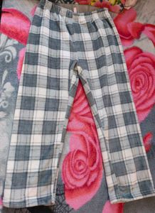Korean Cozy Plaid Lounge Pants