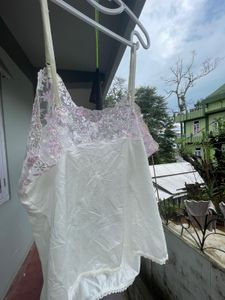 Satin Lace Teddy Sleepwear