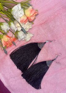 Ethnic Style Silk Tassel Earrings