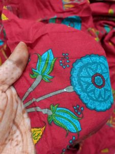Vibrant Floral Kurta
