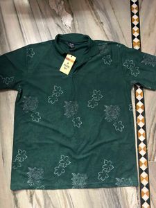 Men's Floral Print Short Sleeve Shirt