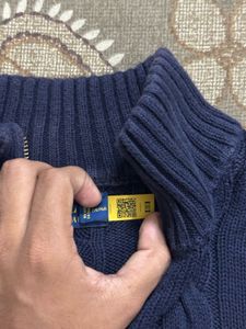 Ralph Lauren Cable Knit Quater Zip