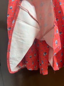 Floral Print Tie Strap Mini Dress