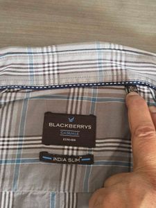 Blackberrys Men's Classic Plaid Button-Down Shirt