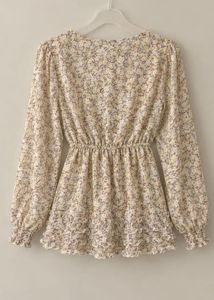 Poco Floral Ruffle Top