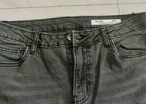 Classic Grey Denim Jeans