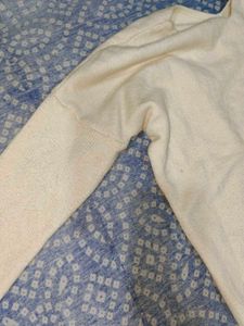 Cream V-Neck Long Sleeve Sweater and new shampoo