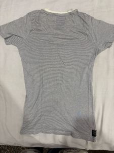 Girls's Striped Pocket T-Shirt