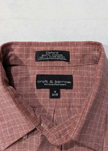 Boxy fit Men's Checkered Long Sleeve Shirt