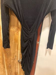 Chic Long Sleeve Ruched Dress