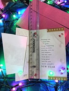 NEW YEAR GREETING CARD With Cover #newyear Happy New Year