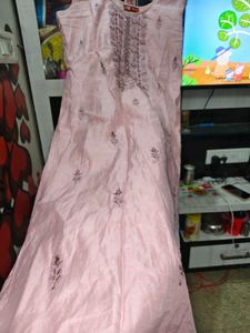 Beautiful Shining Kurti With Pant Set