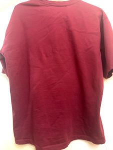 Maroon Graphic Print T-Shirt
