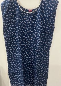 Blue Printed Kurta