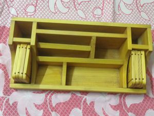 Wooden Desk Organizer