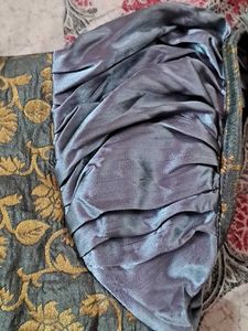 💞💞Silver Grey blose with puffy sleeeve