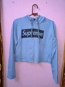 🎀150rs SALE🎀Supreme Logo Hoodie - Blue