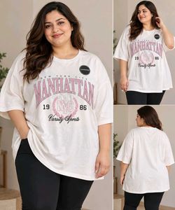 Oversized Manhattan Graphic T-Shirt